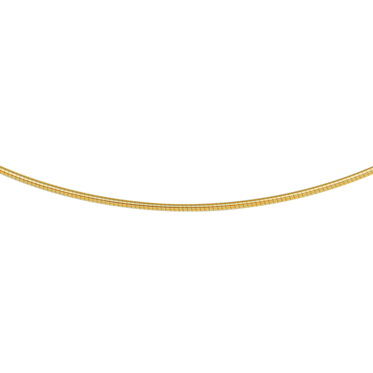 Omega rond 1,25 mm 14K geelgoud geel
