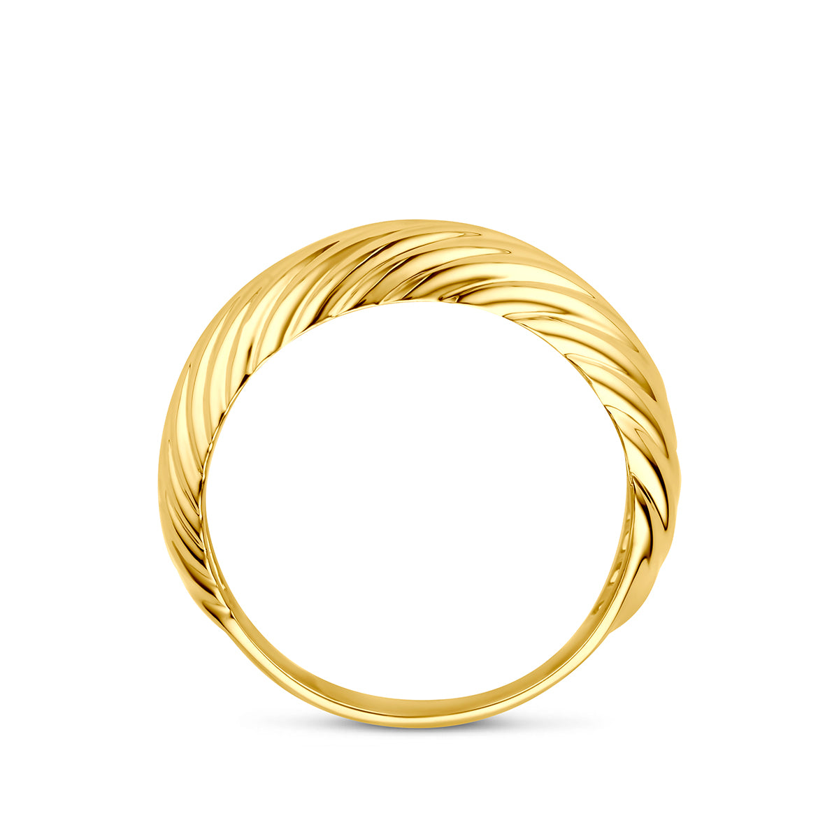 9k Goud Ring Gedraaid