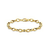 9k Goud Armband 6mm 19,5 cm