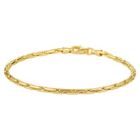 9k Goud Armband 2,7mm 18,5 cm