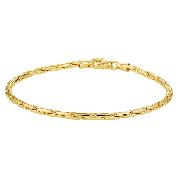 9k Goud Armband 2,7mm 18,5 cm