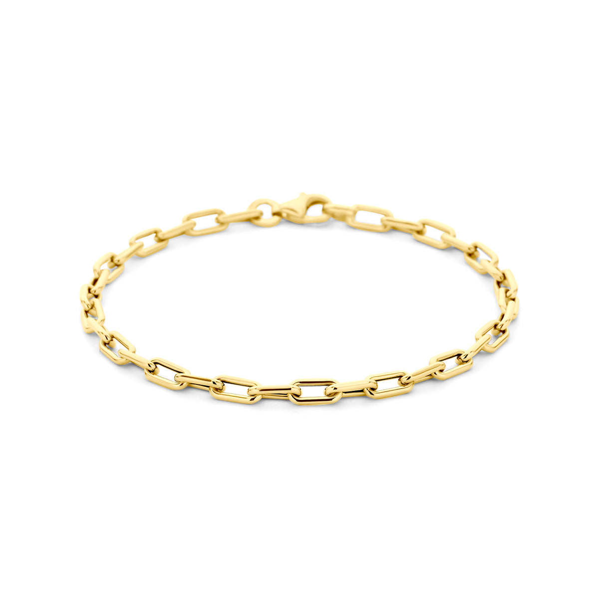 9k Goud Armband 3,5mm 18 cm