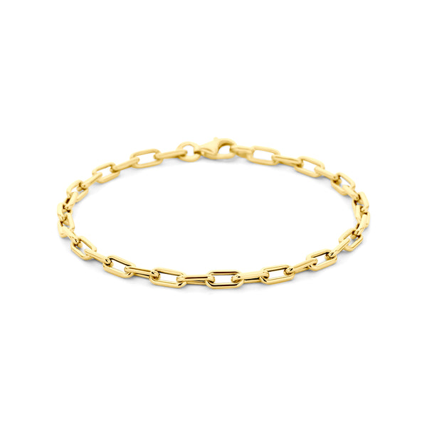 9k Goud Armband 3,5mm 18 cm