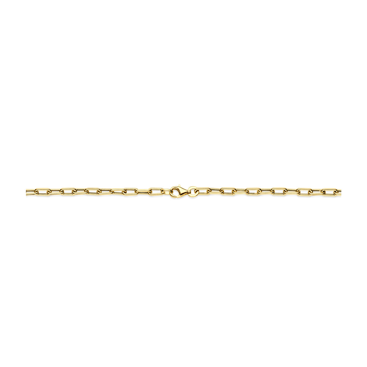 9k Goud Collier 3,5mm 42 cm