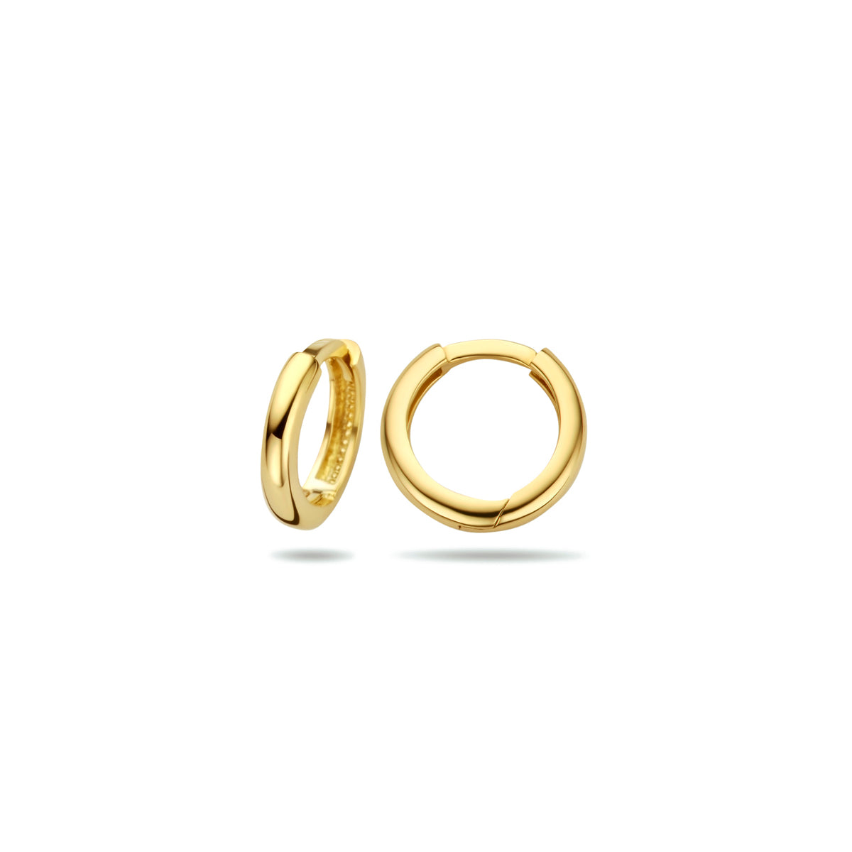 9k Goud Klapoorringen Buis 2mm
